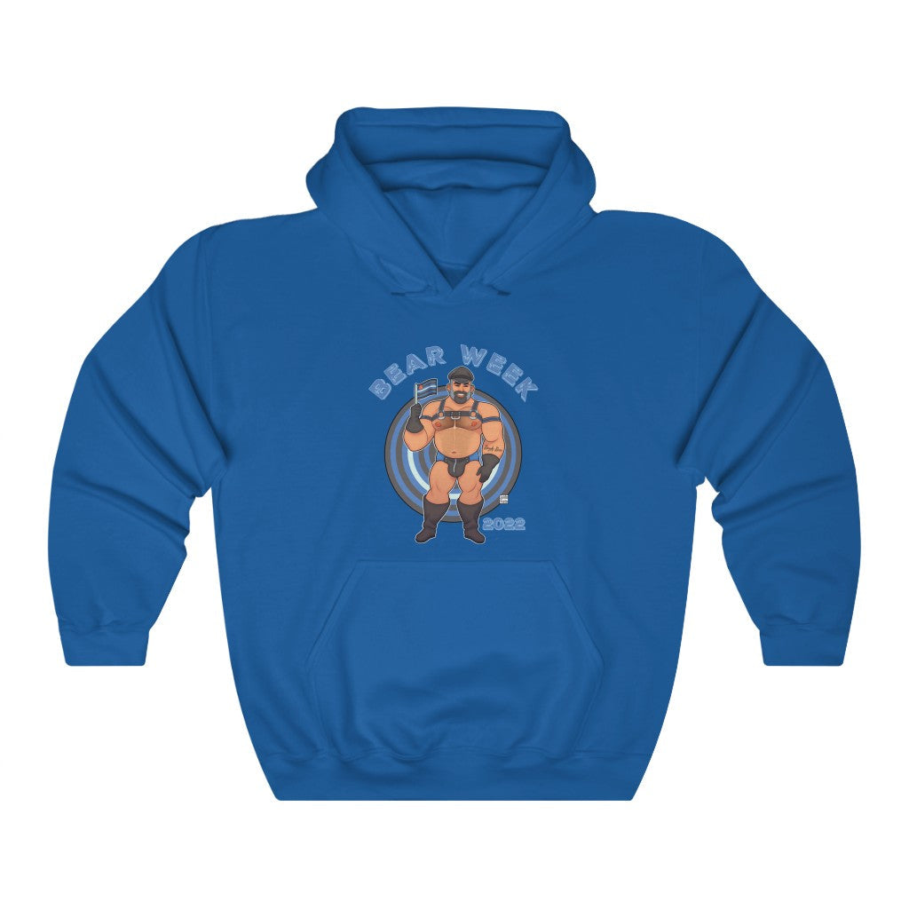 Get A Trendy Look With The Unisex Hooded Sweatshirt From Bawdy Bear