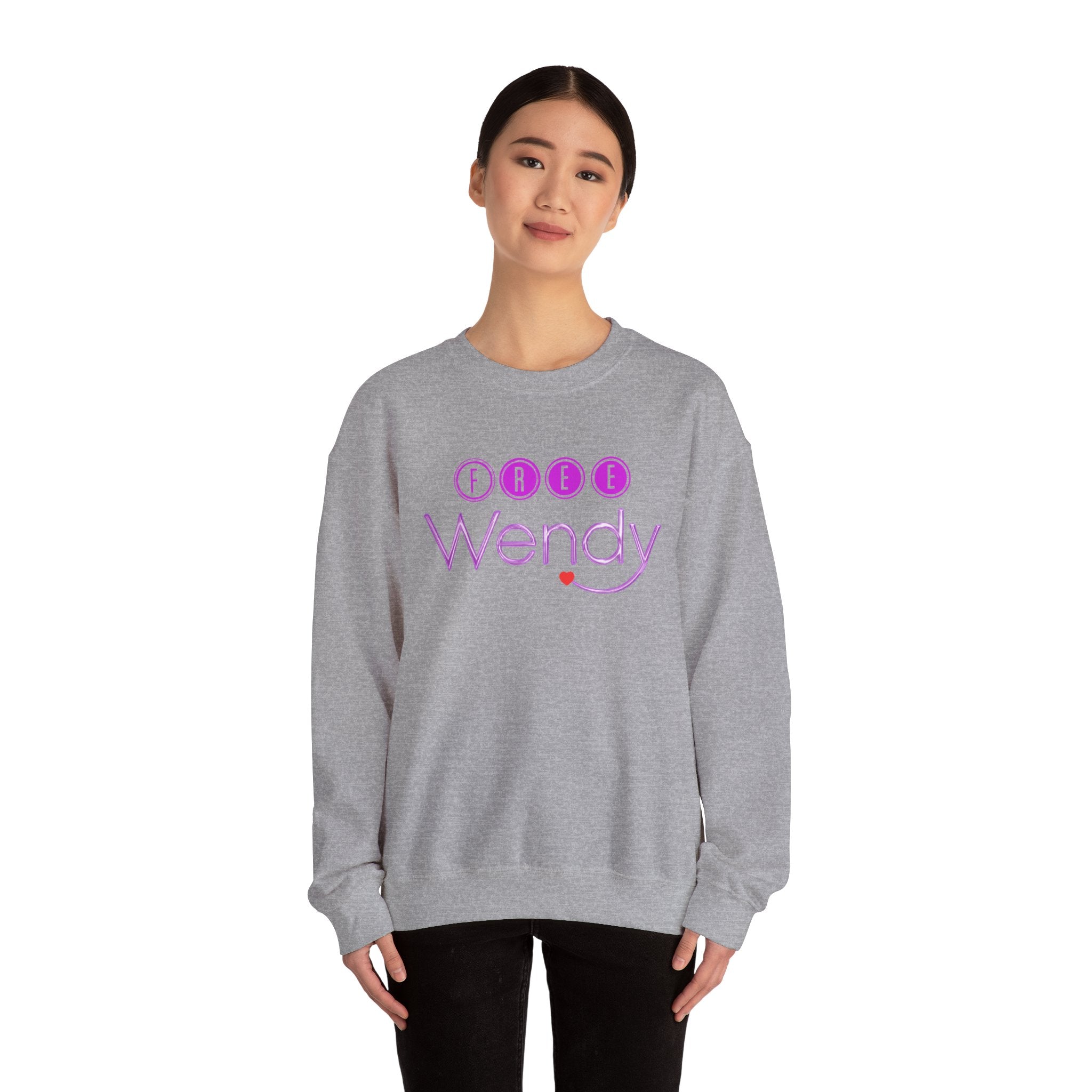 Free Wendy / Unisex Heavy Blend™ Crewneck Sweatshirt