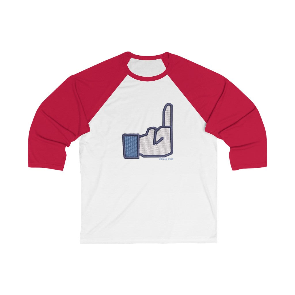Face F#@K / Unisex 3/4 Sleeve Baseball Tee