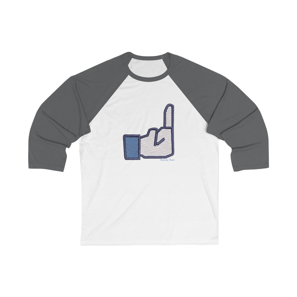 Face F#@K / Unisex 3/4 Sleeve Baseball Tee
