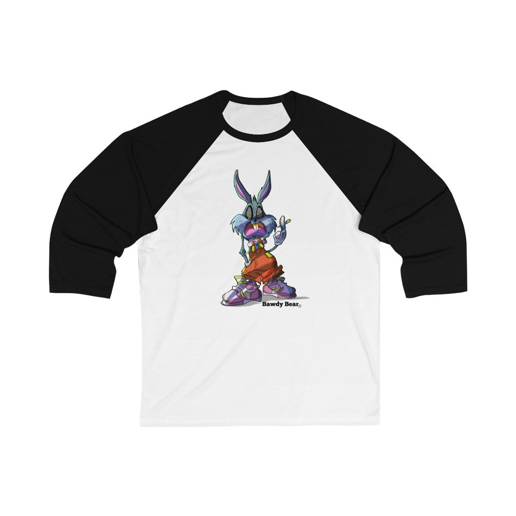 Psycho Bugs Bunny / Unisex 3\4 Sleeve Baseball Tee