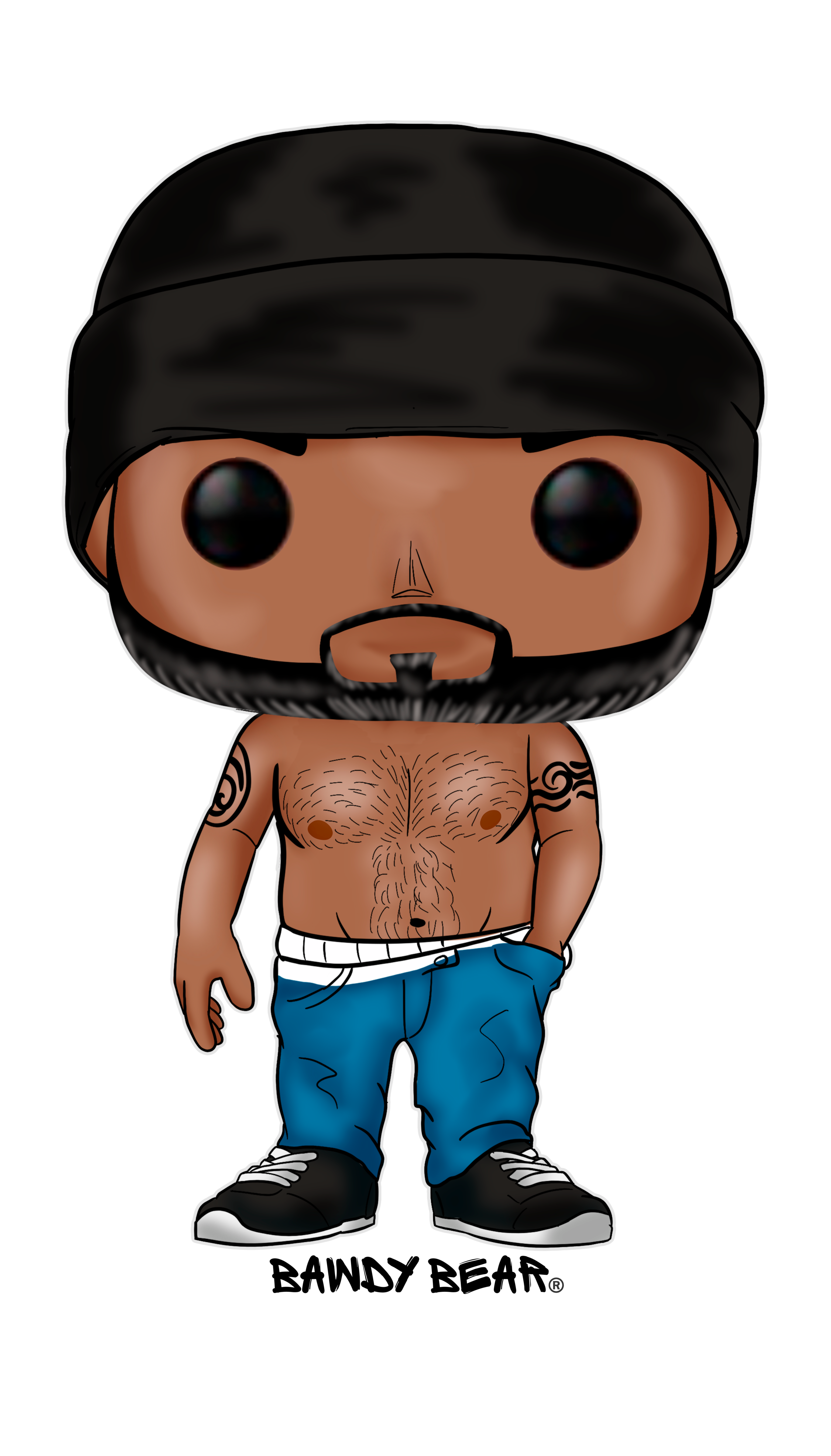 Funko Series "Shirtless-Boxers" / Unisex Heavy Blend™ Crewneck Sweatshirt