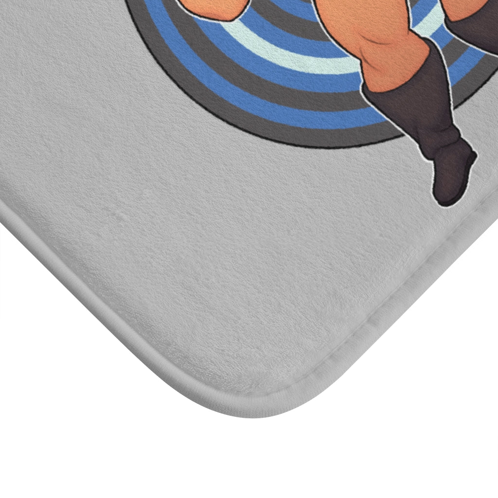 Bawdy Bear in Leather / Bath Mat