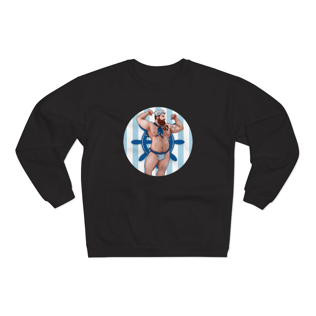 Sailor Bear / Unisex Crew Neck Sweatshirt
