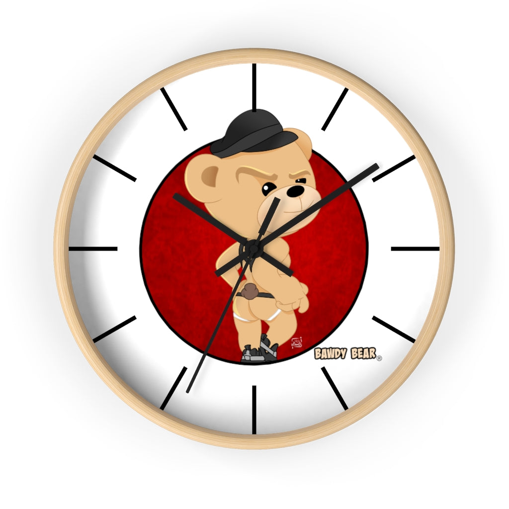 The Bawdy Bear "Naughty Bear" / Wall clock