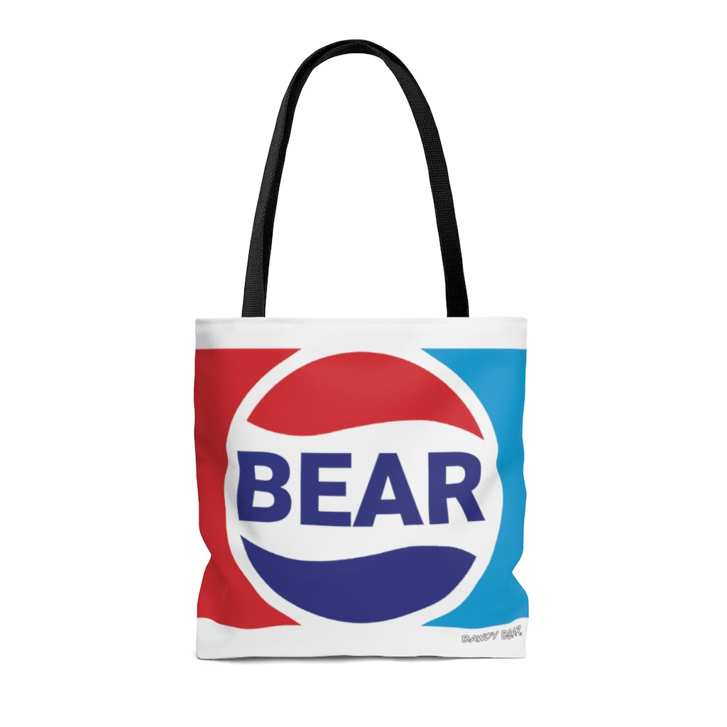 POP Bear / AOP Tote Bag
