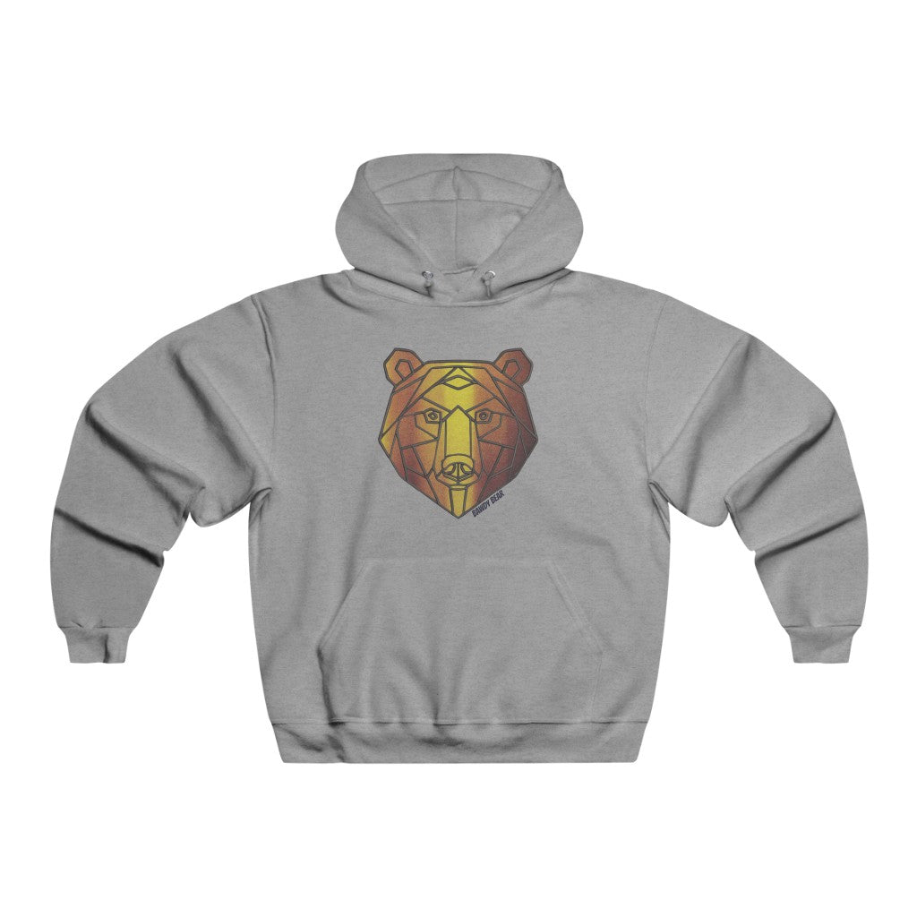Geo Copper Bear / Men's NUBLEND® Hooded Sweatshirt