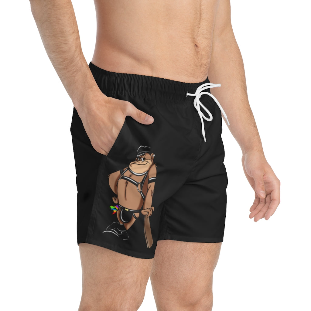Magilla in Leather / Swim Trunks