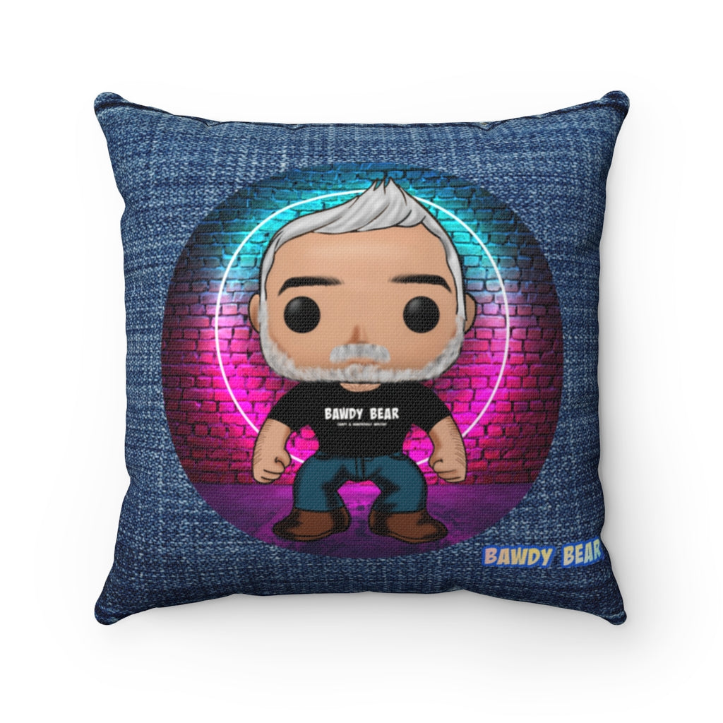 Funko Series "D Bear Jeans" / Spun Polyester Square Pillow