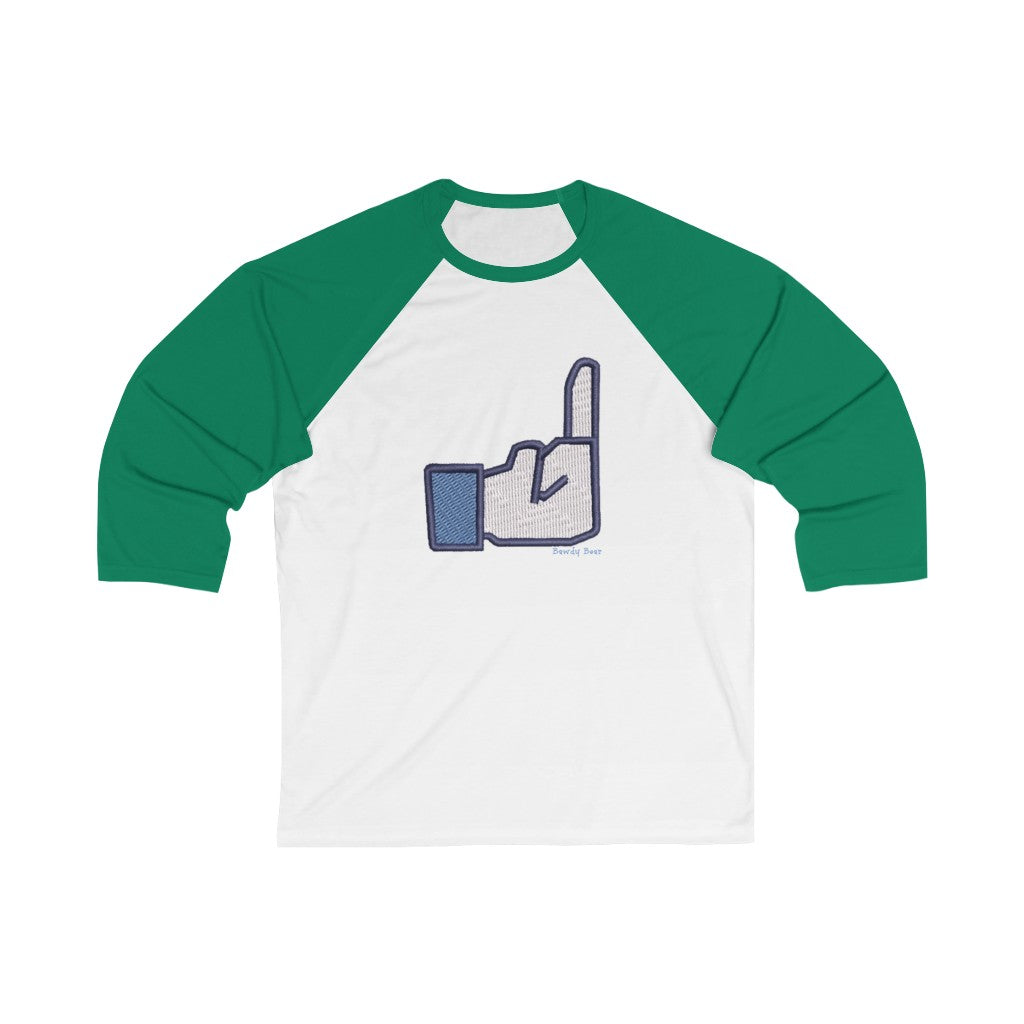 Face F#@K / Unisex 3/4 Sleeve Baseball Tee