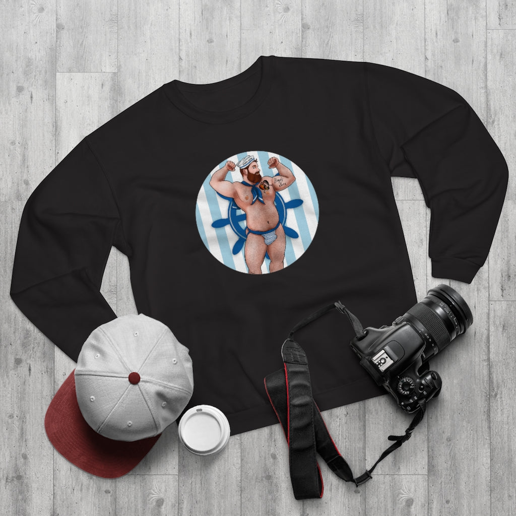 Sailor Bear / Unisex Crew Neck Sweatshirt