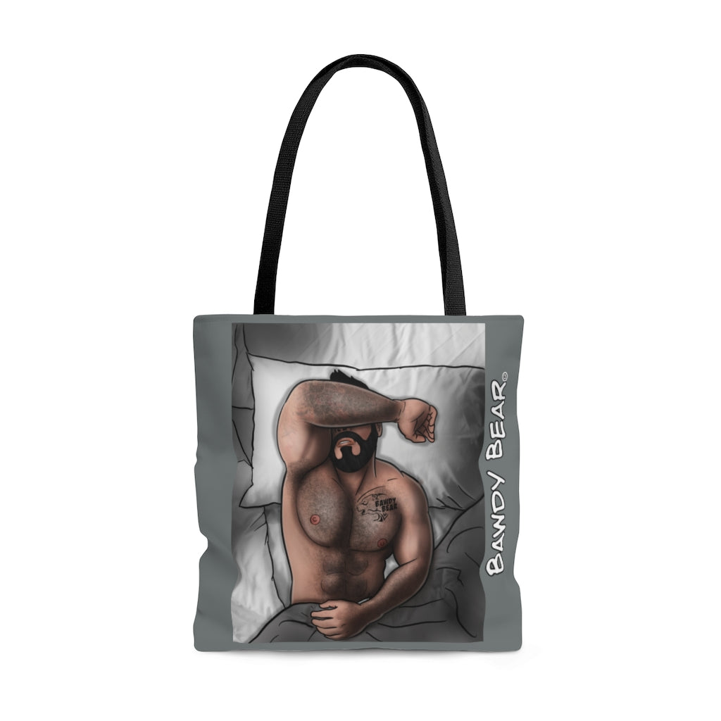 Sleepy Bear / AOP Tote Bag