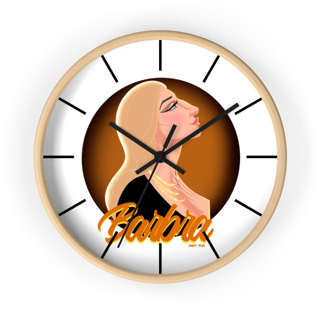 Pop Icon Series "Barbra" / Wall clock