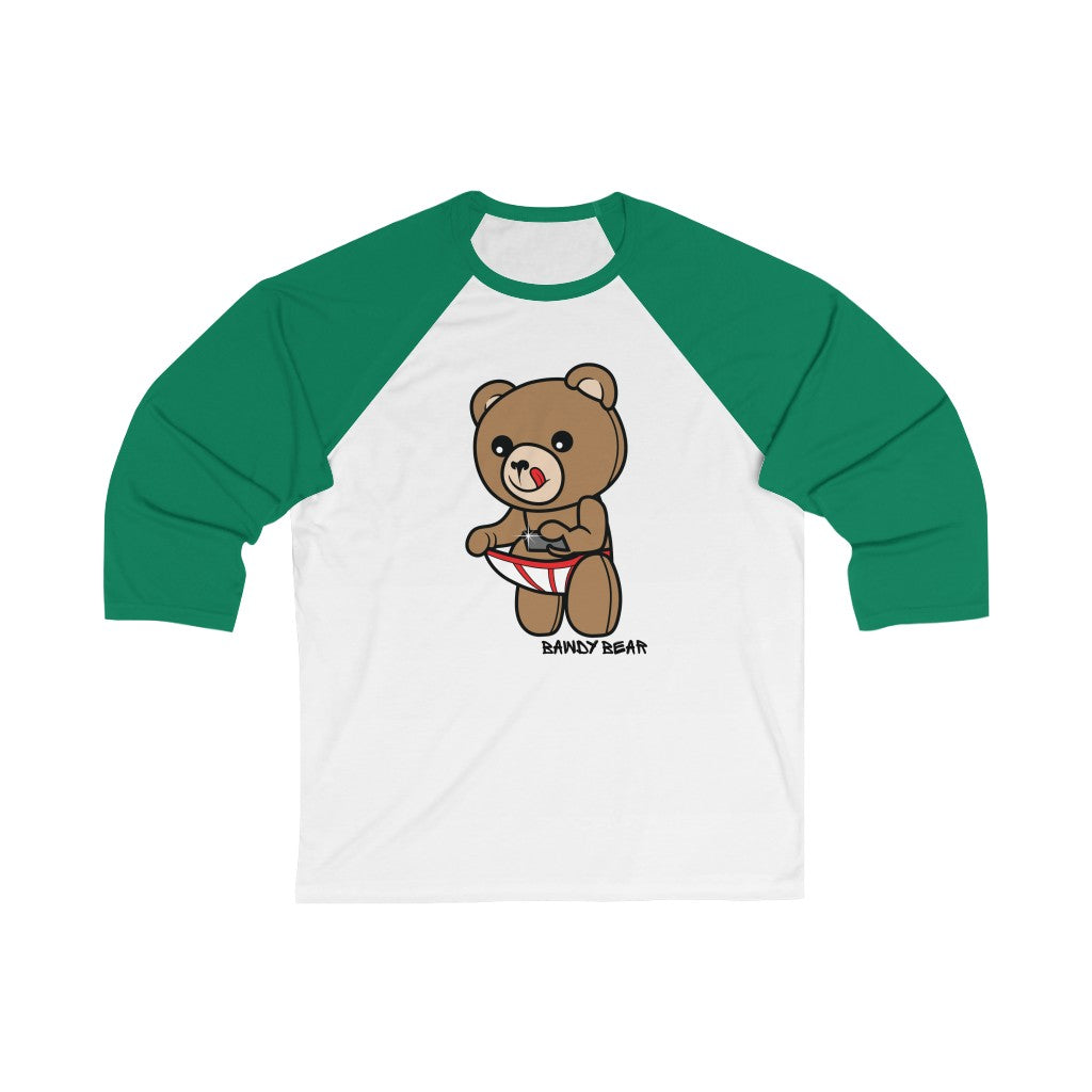 Grindr Bear / Unisex 3/4 Sleeve Baseball Tee