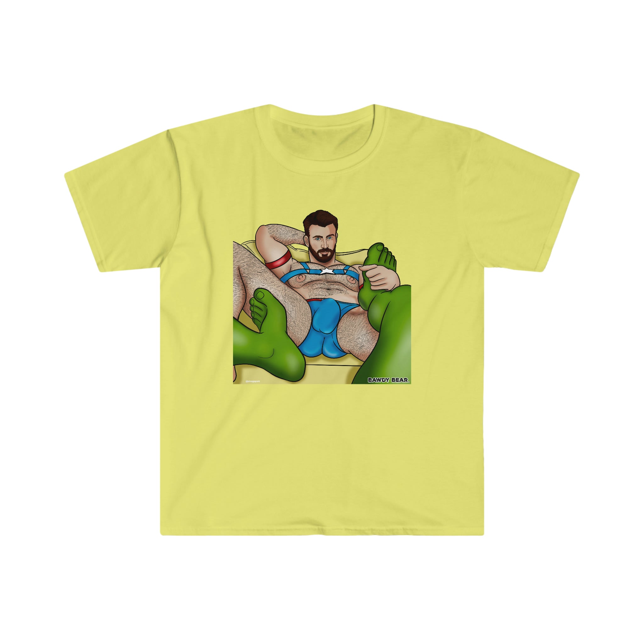 Captain Hulk / Unisex Softstyle T-Shirt