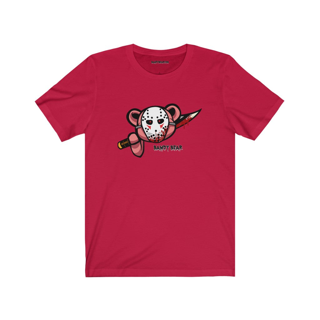 Spooky Bear Series "Jason Bear" / Unisex Jersey Short Sleeve Tee