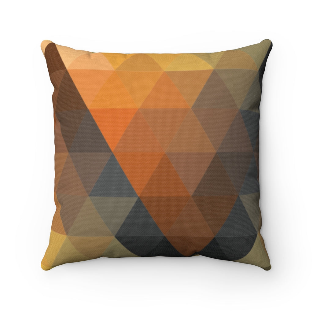 Bawdy Bear in Flannel / Spun Polyester Square Pillow
