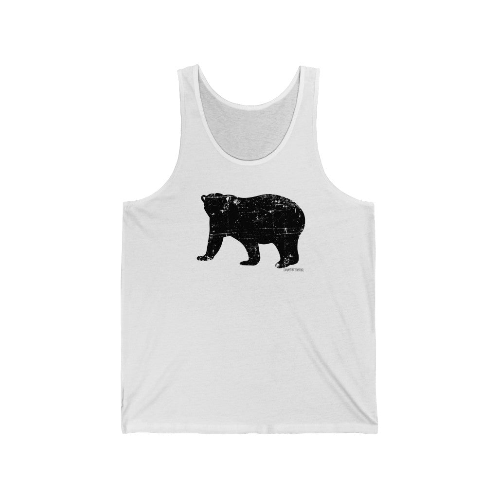Grunge Bear / Unisex Jersey Tank