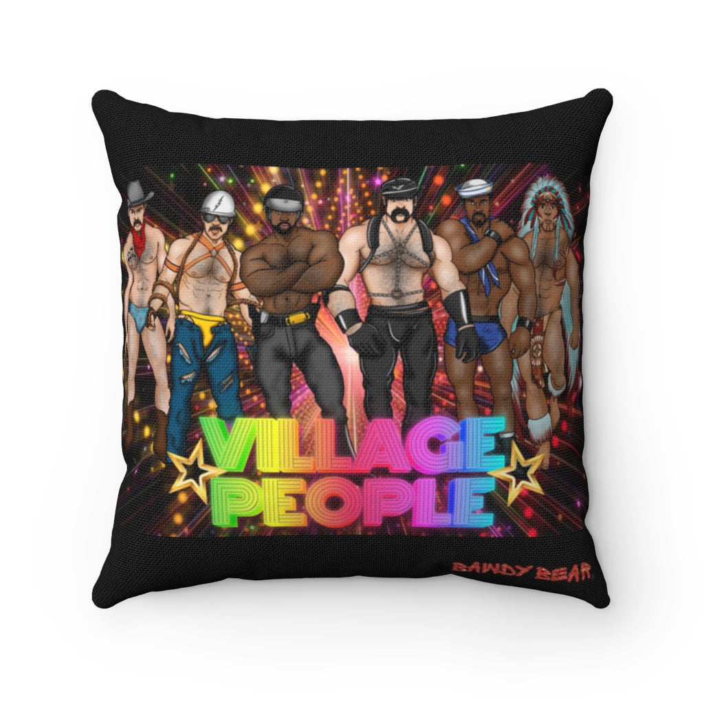 Spun Polyester Square Pillow