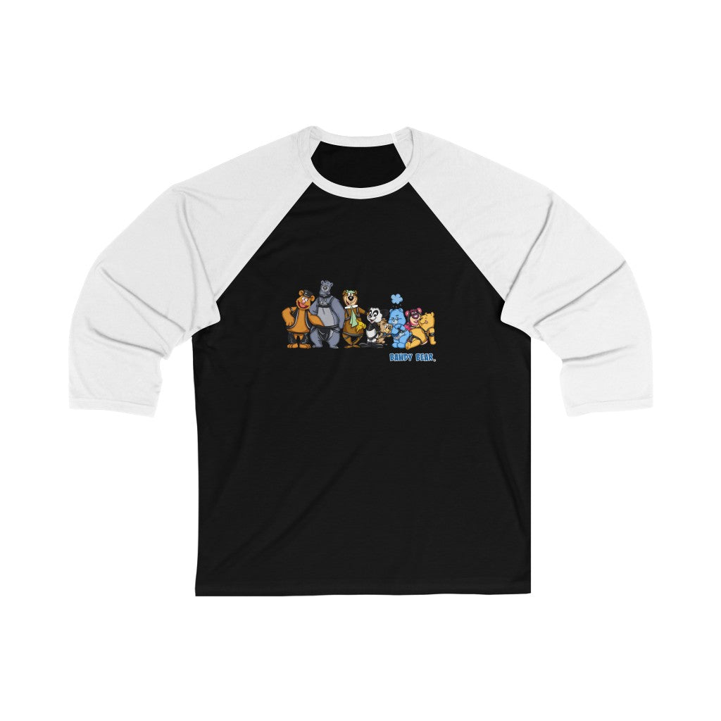 Iconic Bear Party / Unisex 3/4 Sleeve Baseball Tee
