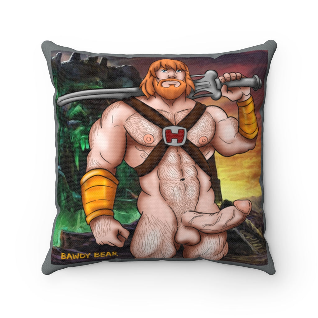 Nice & Naughty HEBEAR / Spun Polyester Square Pillow