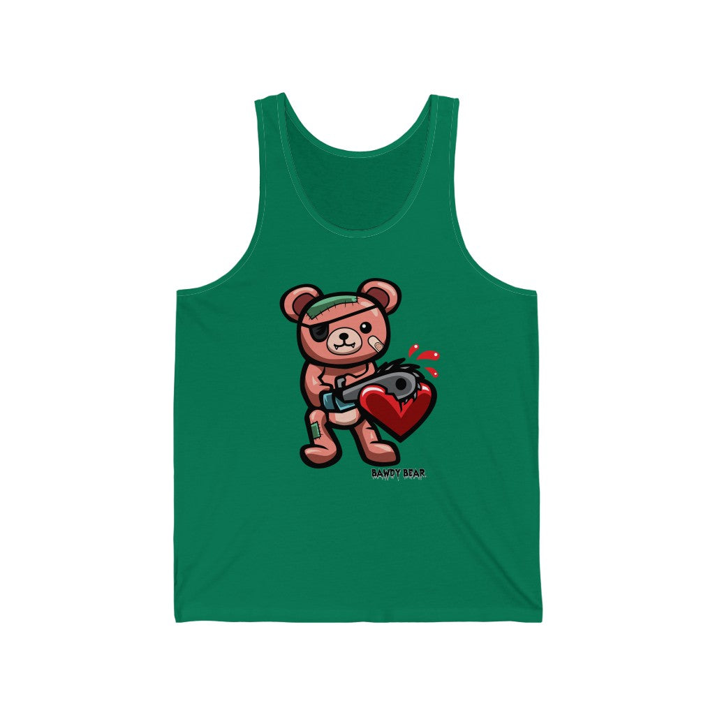 Spooky Bear Series "Chainsaw Bear" / Unisex Jersey Tank