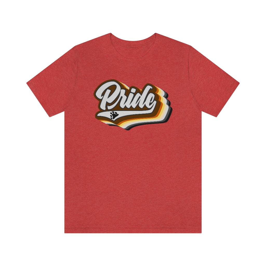 Retro Pride Bear / Unisex Jersey Short Sleeve Tee