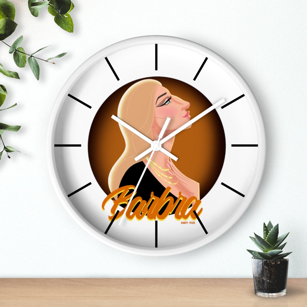 Pop Icon Series "Barbra" / Wall clock