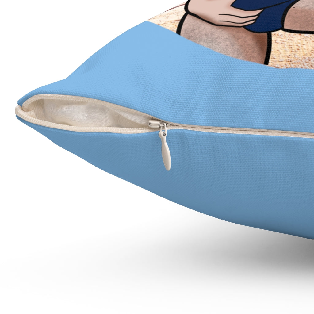 Popeye's Package / Spun Polyester Square Pillow