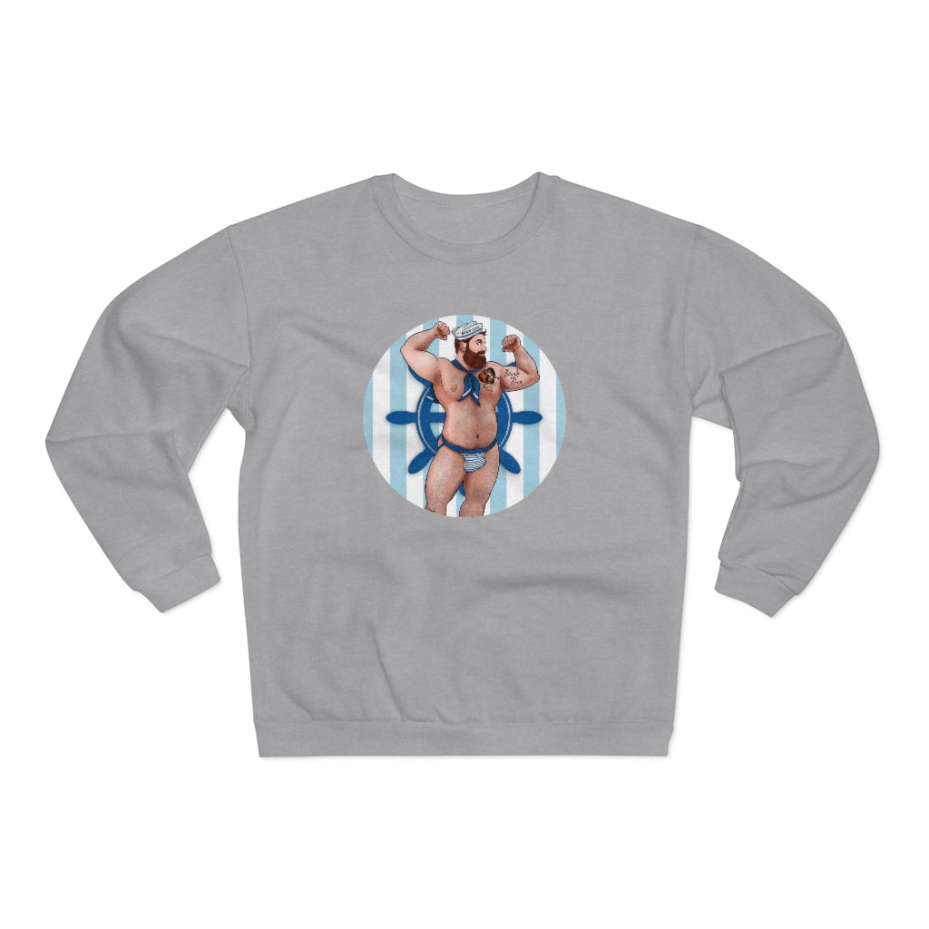 Sailor Bear / Unisex Crew Neck Sweatshirt