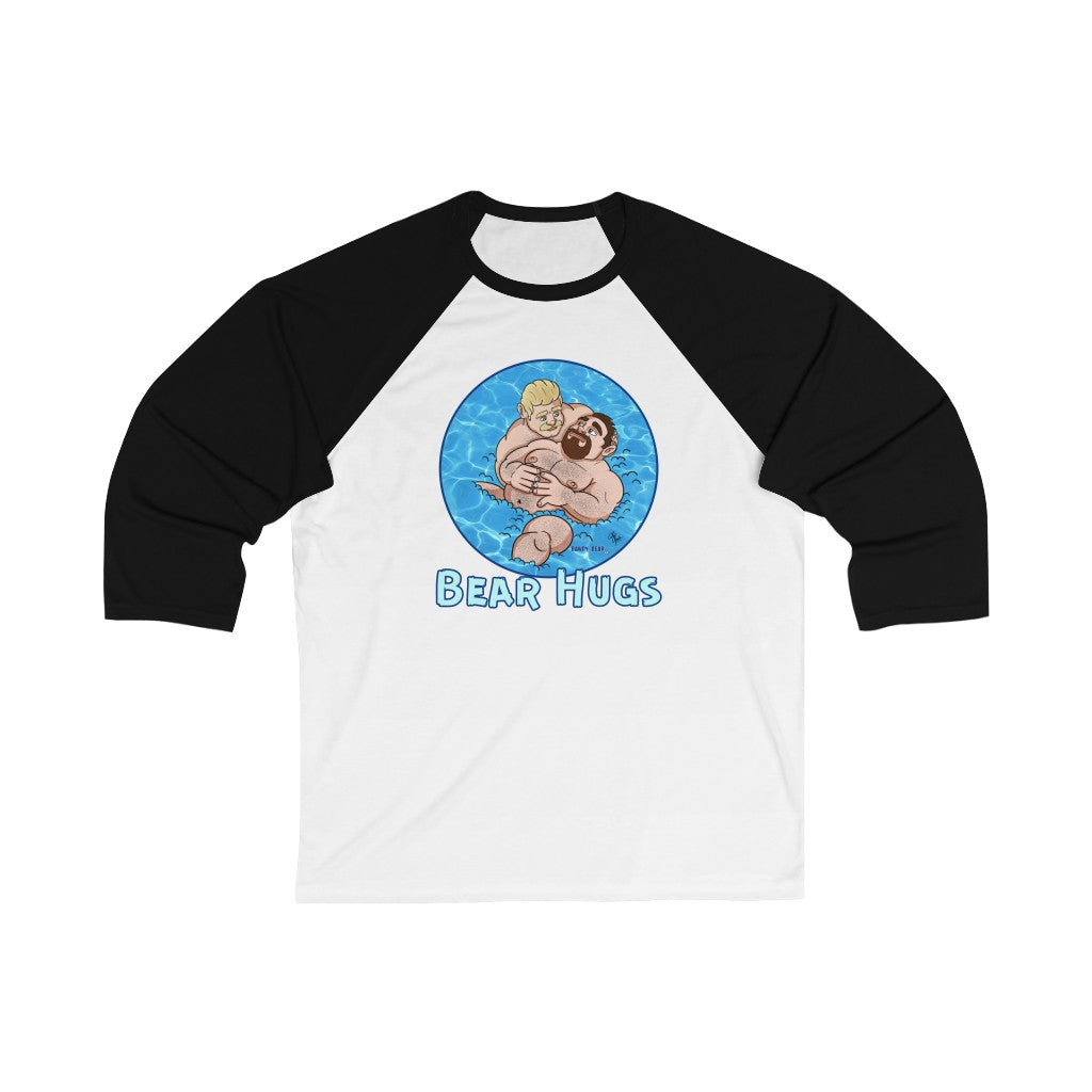 Bear Hugs 3 / Unisex 3/4 Sleeve Baseball Tee