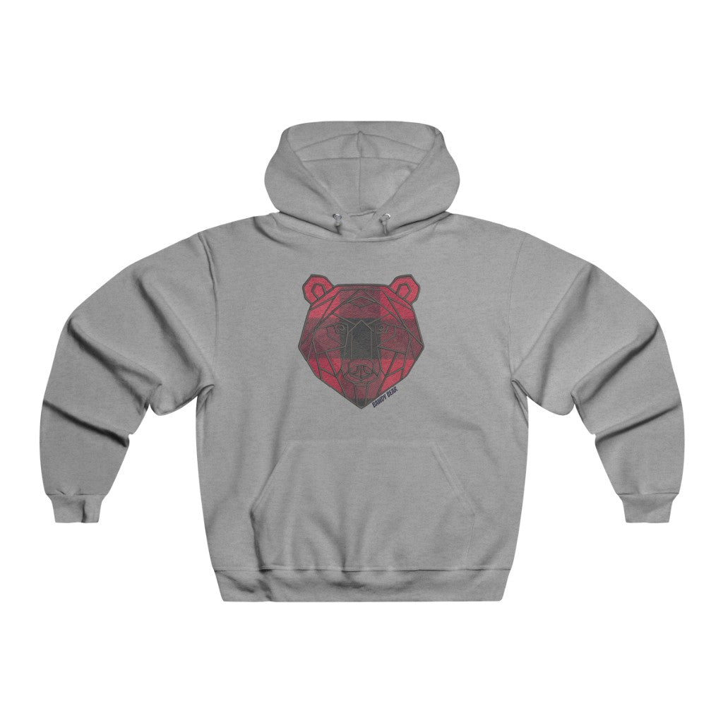 Geo Buffalo Bear / Men's NUBLEND® Hooded Sweatshirt
