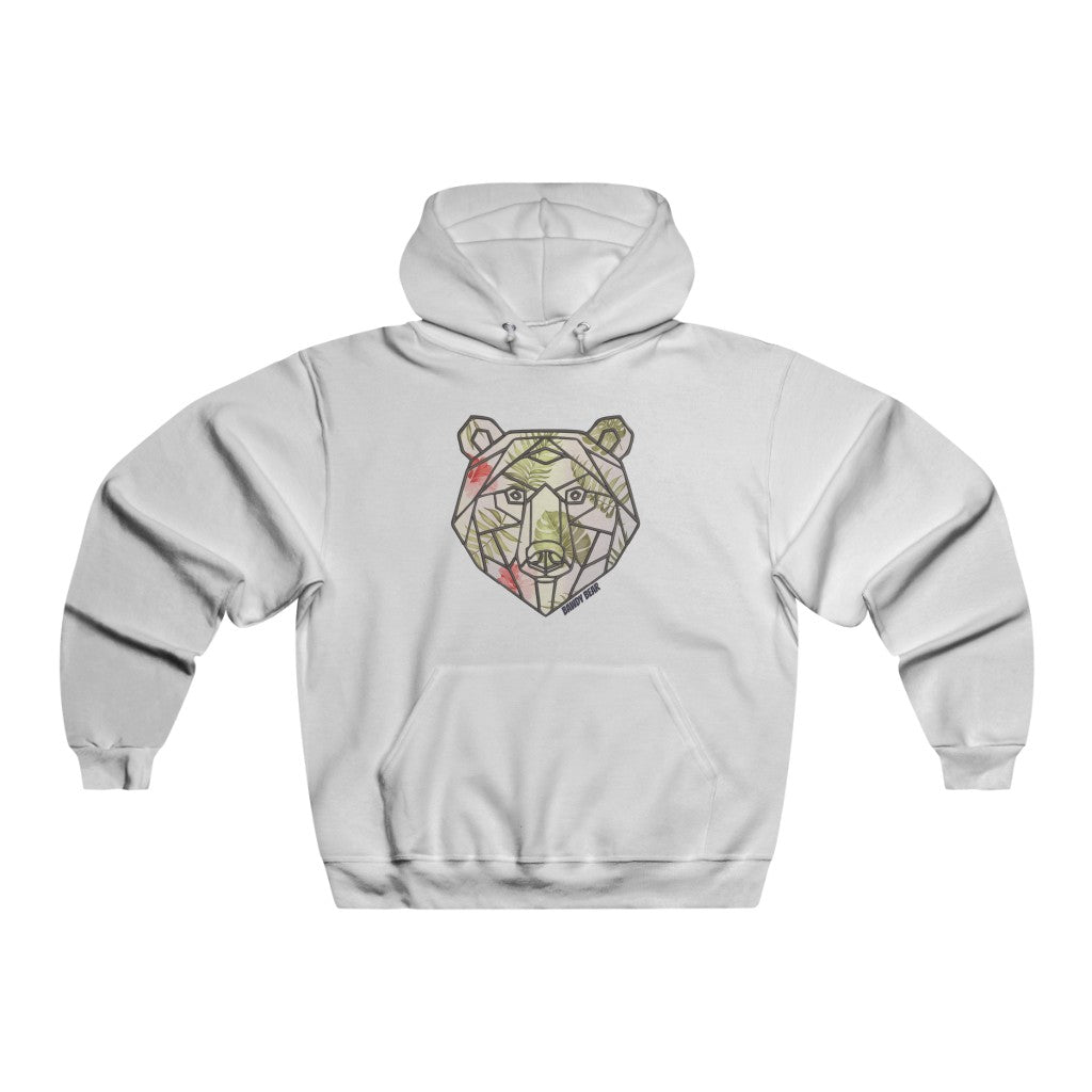 Geo Tropical Bear / Men's NUBLEND® Hooded Sweatshirt
