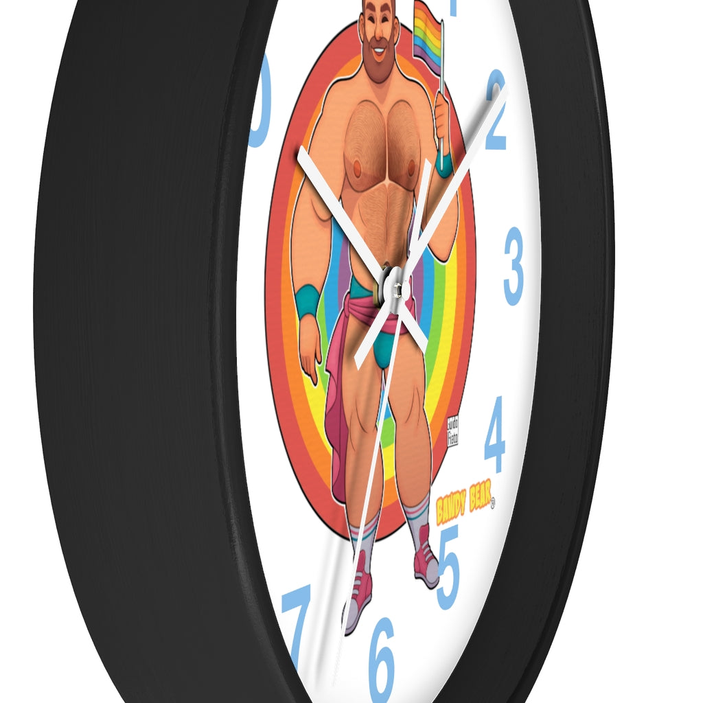 Bawdy Bear Pride / Wall clock