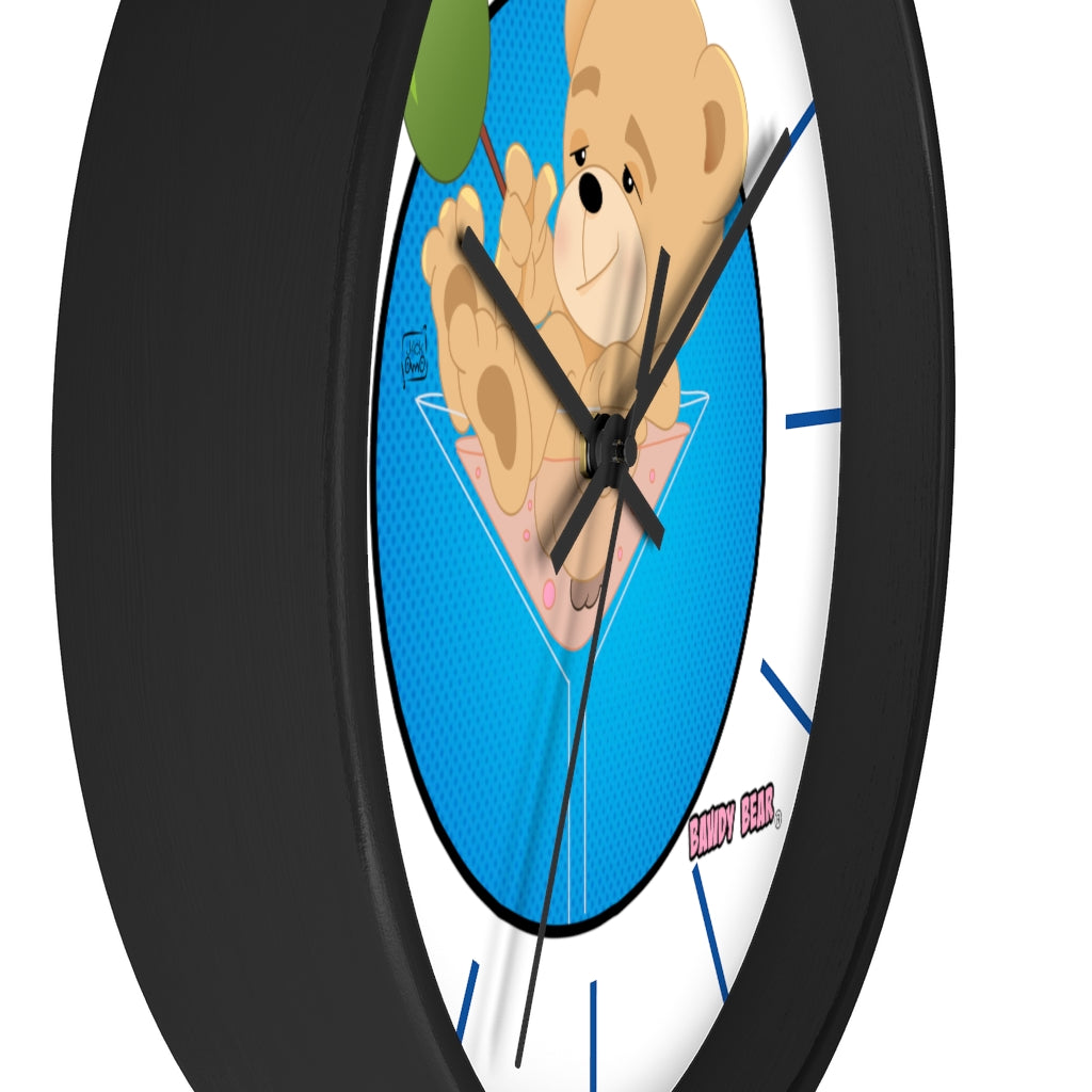The Bawdy Bear "Dirty Martini" / Wall clock