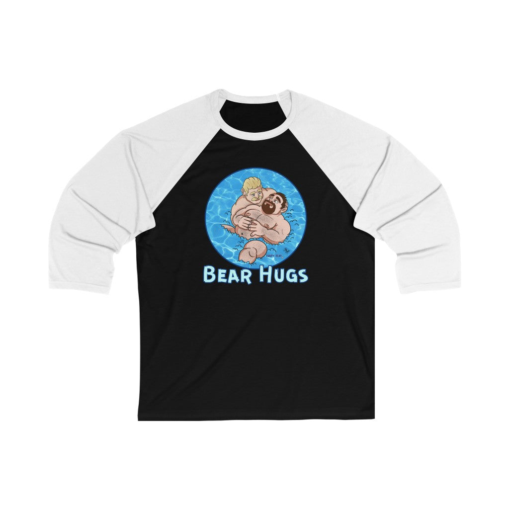 Bear Hugs 3 / Unisex 3/4 Sleeve Baseball Tee