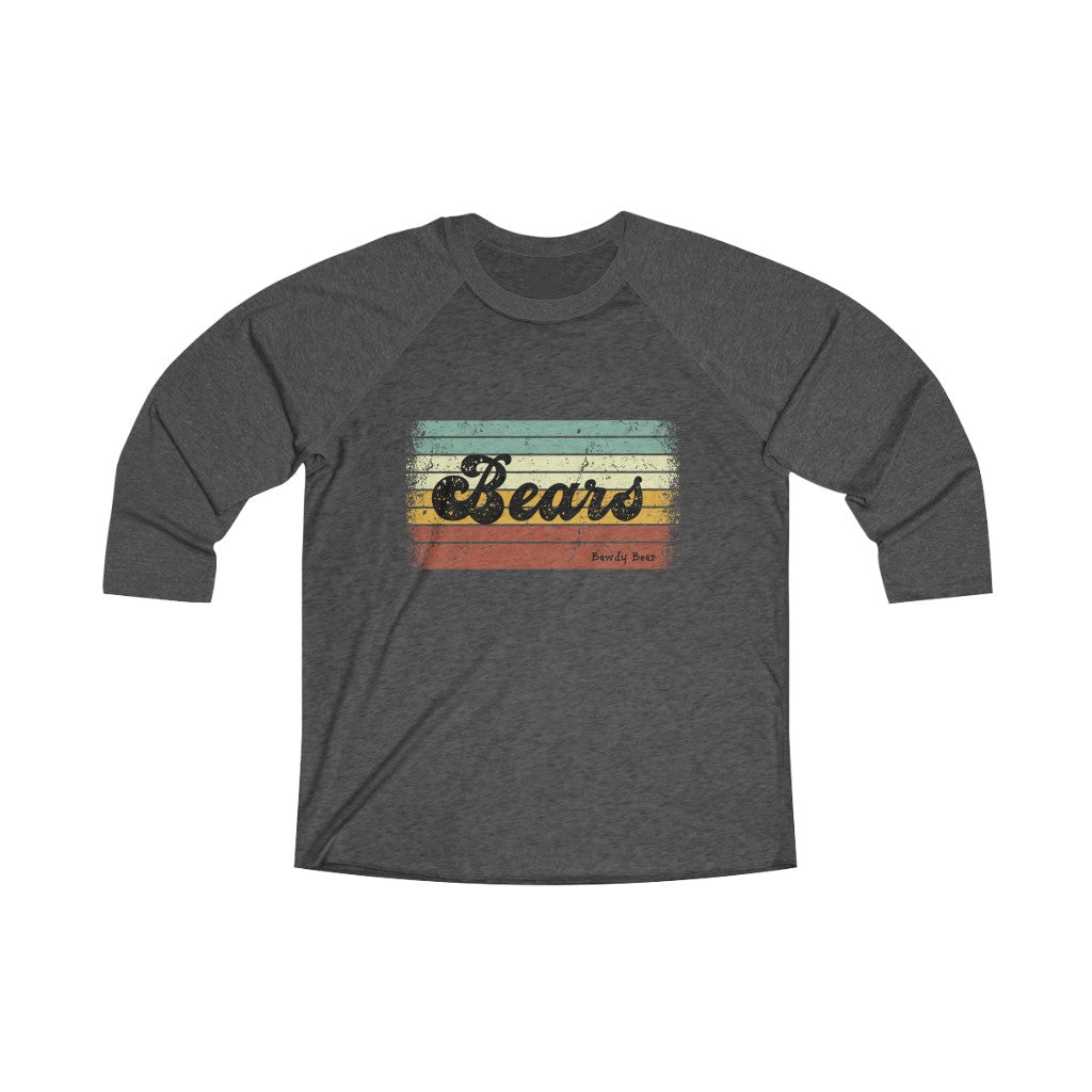 Bears Multi / Unisex Tri-Blend 3/4 Raglan Tee