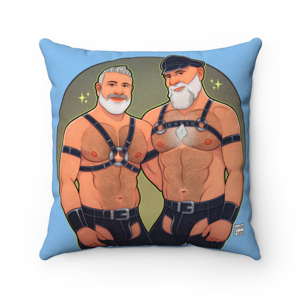 The Original Bawdy Bears #1 / Faux Suede Square Pillow