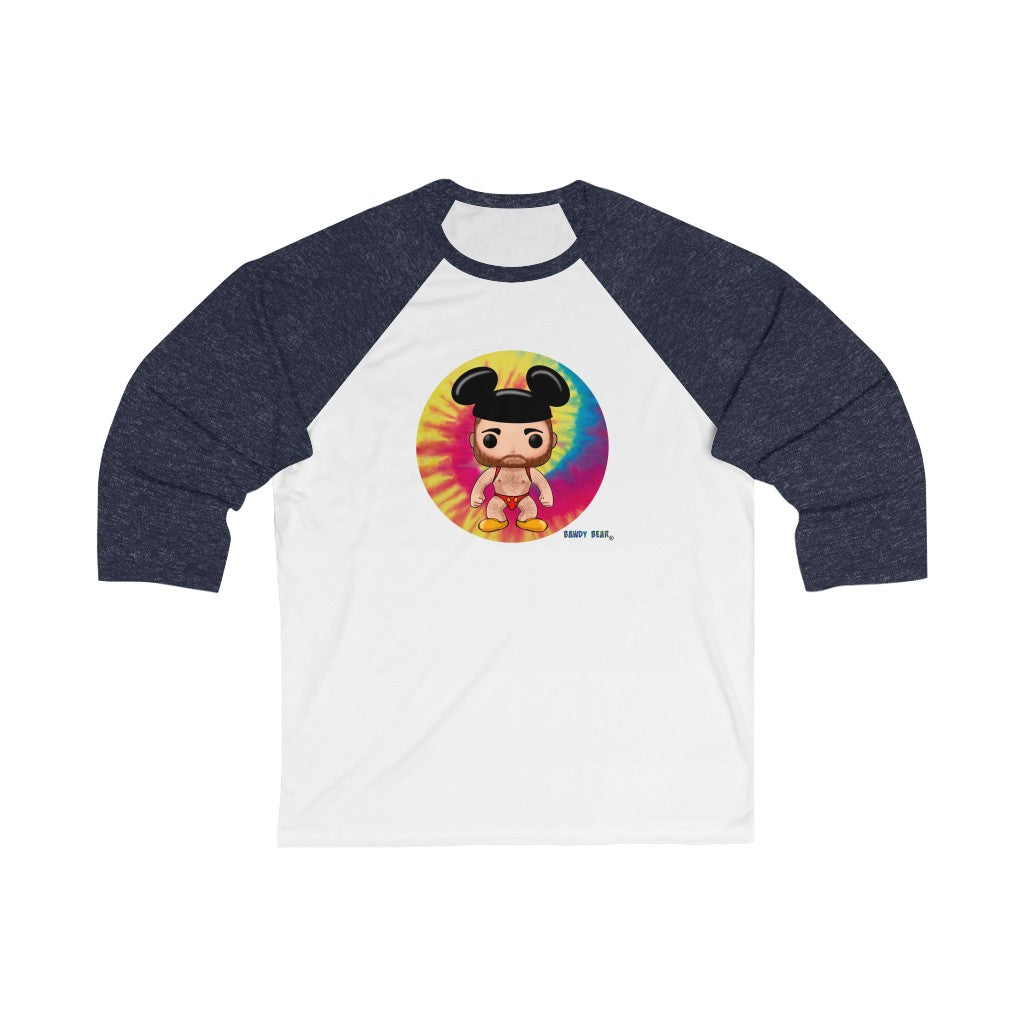 Funko Series "Mickey Bear" / Unisex 3/4 Sleeve Baseball Tee