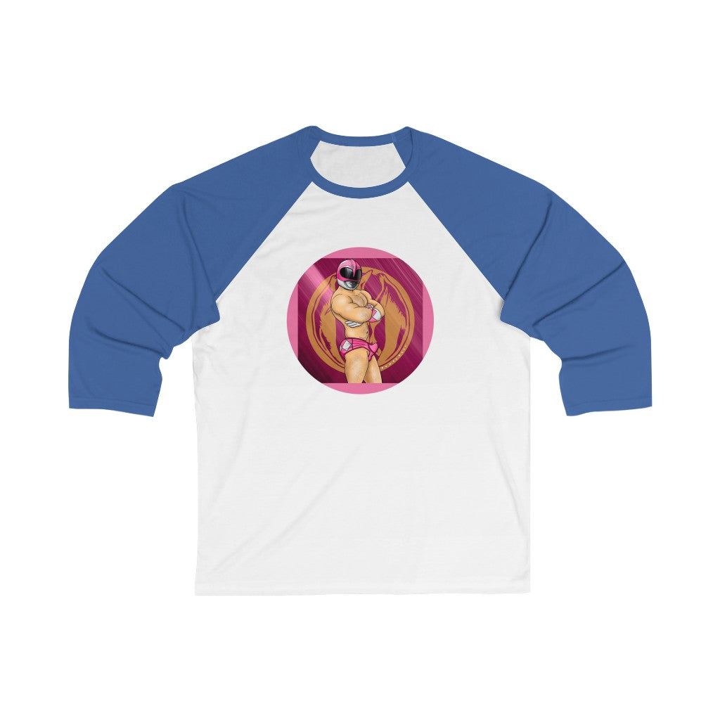 Ranger Pink / Unisex 3\4 Sleeve Baseball Tee