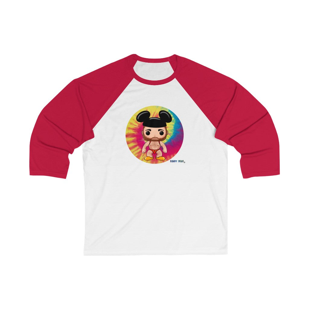 Funko Series "Mickey Bear" / Unisex 3/4 Sleeve Baseball Tee
