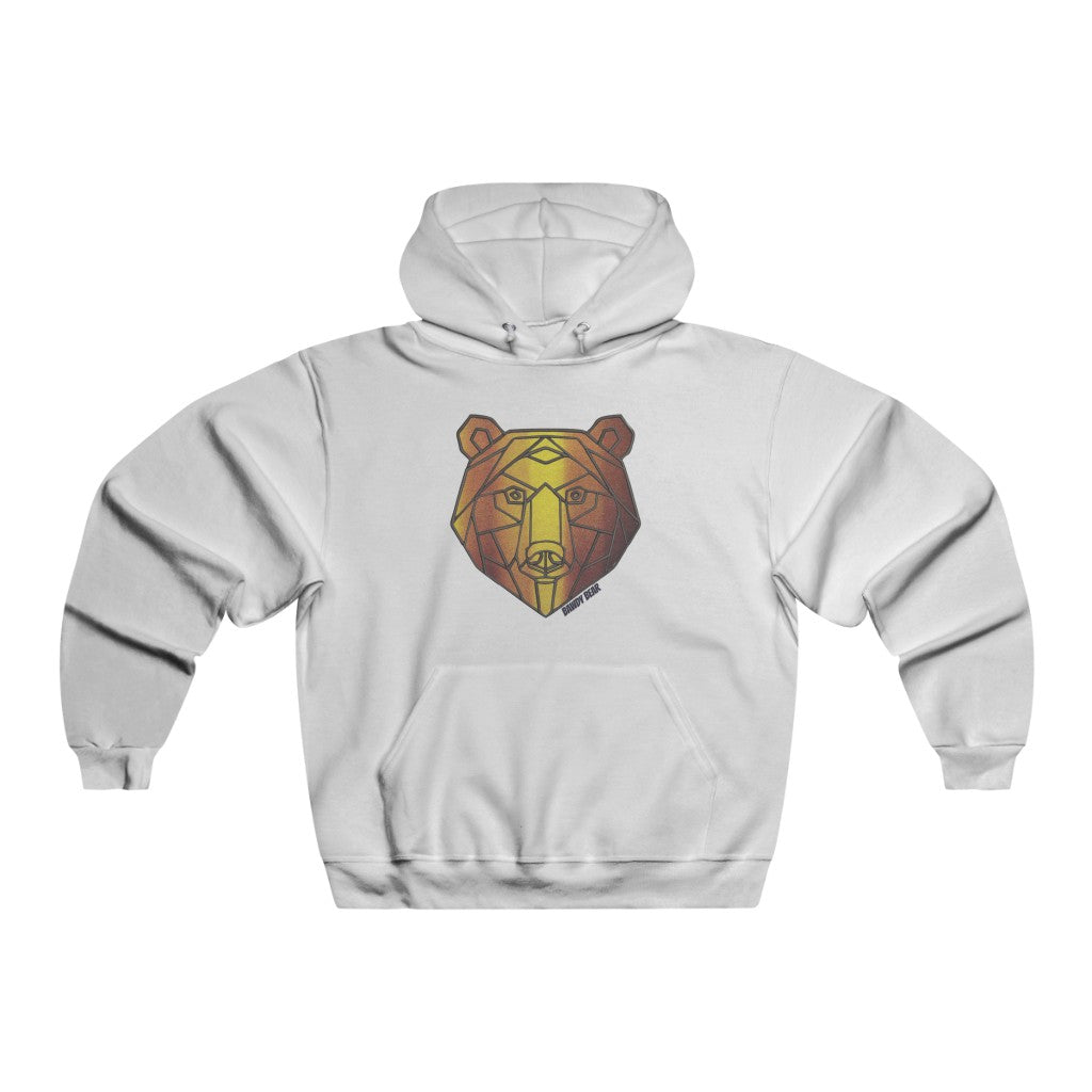Geo Copper Bear / Men's NUBLEND® Hooded Sweatshirt
