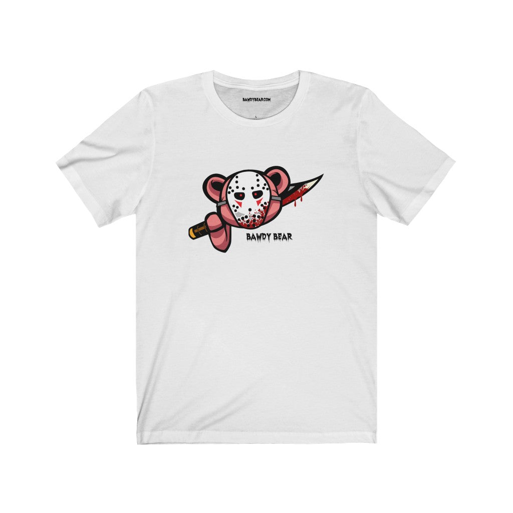 Spooky Bear Series "Jason Bear" / Unisex Jersey Short Sleeve Tee