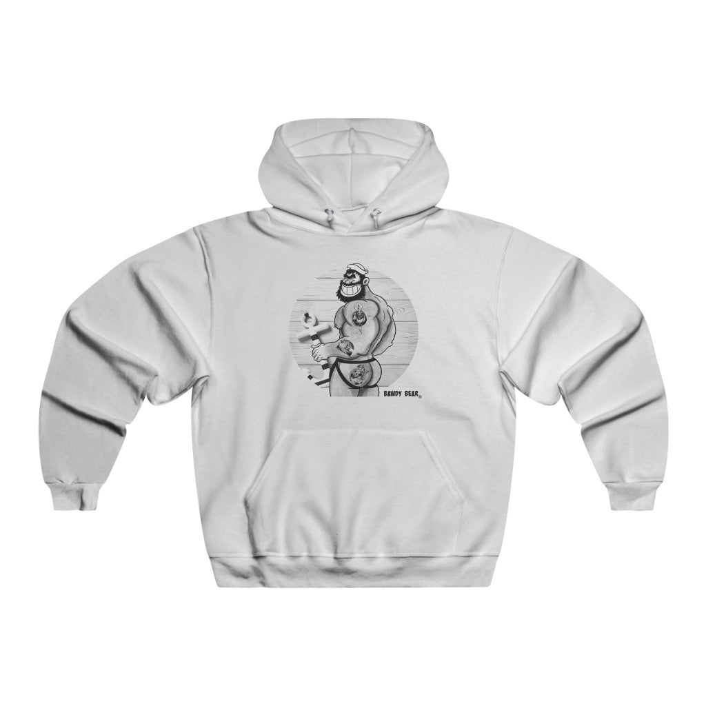 Bluto Smiling BW / Men's NUBLEND® Hooded Sweatshirt