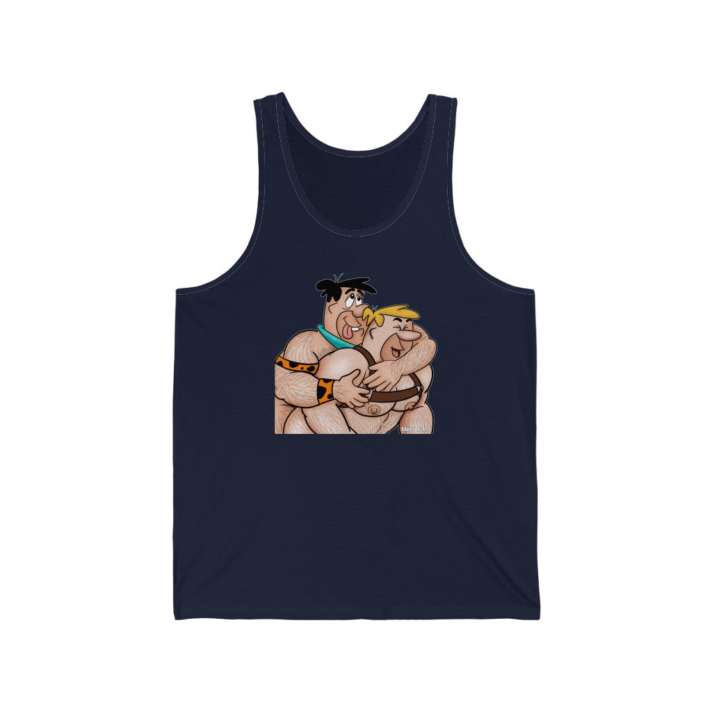 Fred & Barney Hug / Unisex Jersey Tank