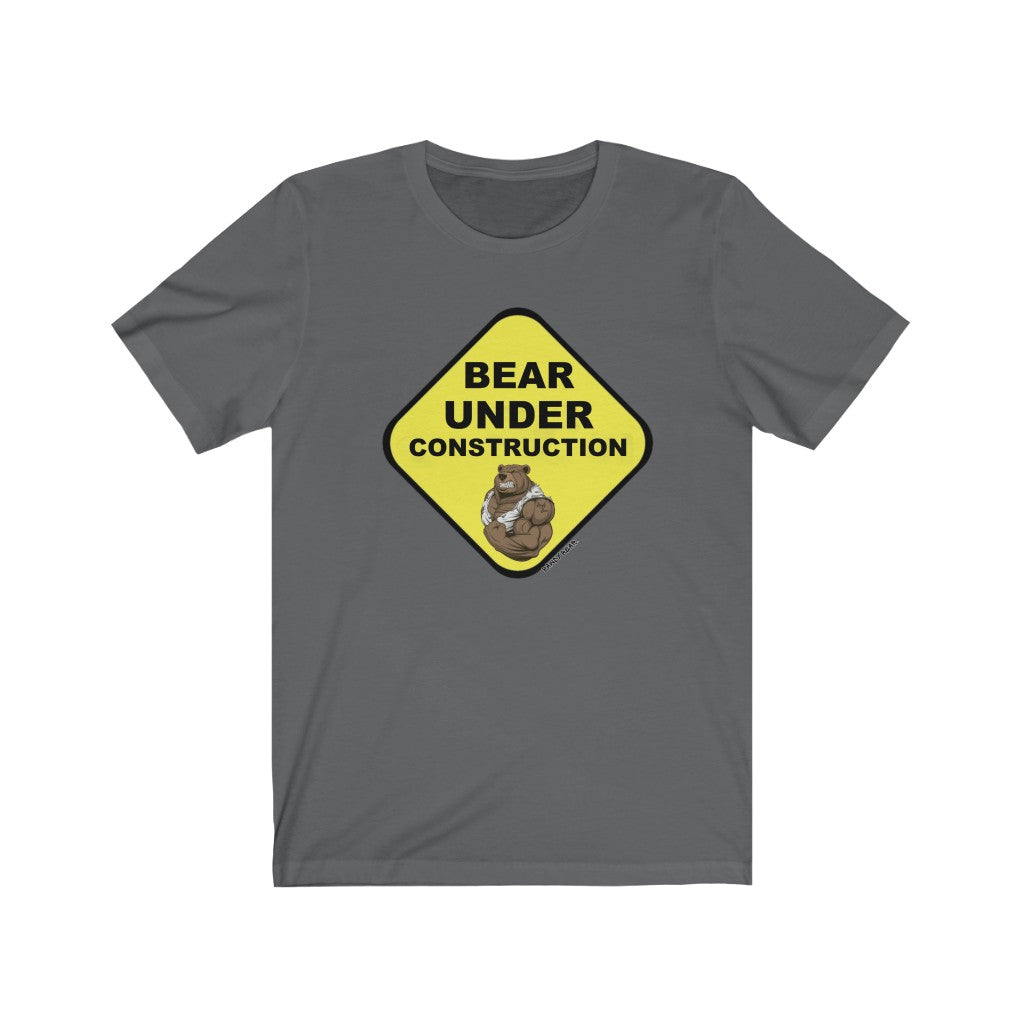 Bear Under Construction / Unisex Jersey Short Sleeve Tee