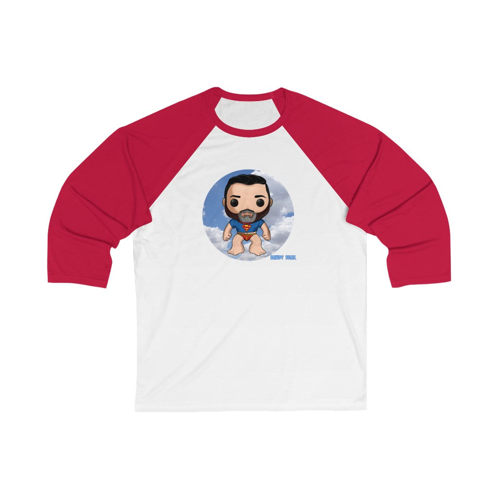 Funko Series "Super-Bear"/ Unisex 3/4 Sleeve Baseball Tee