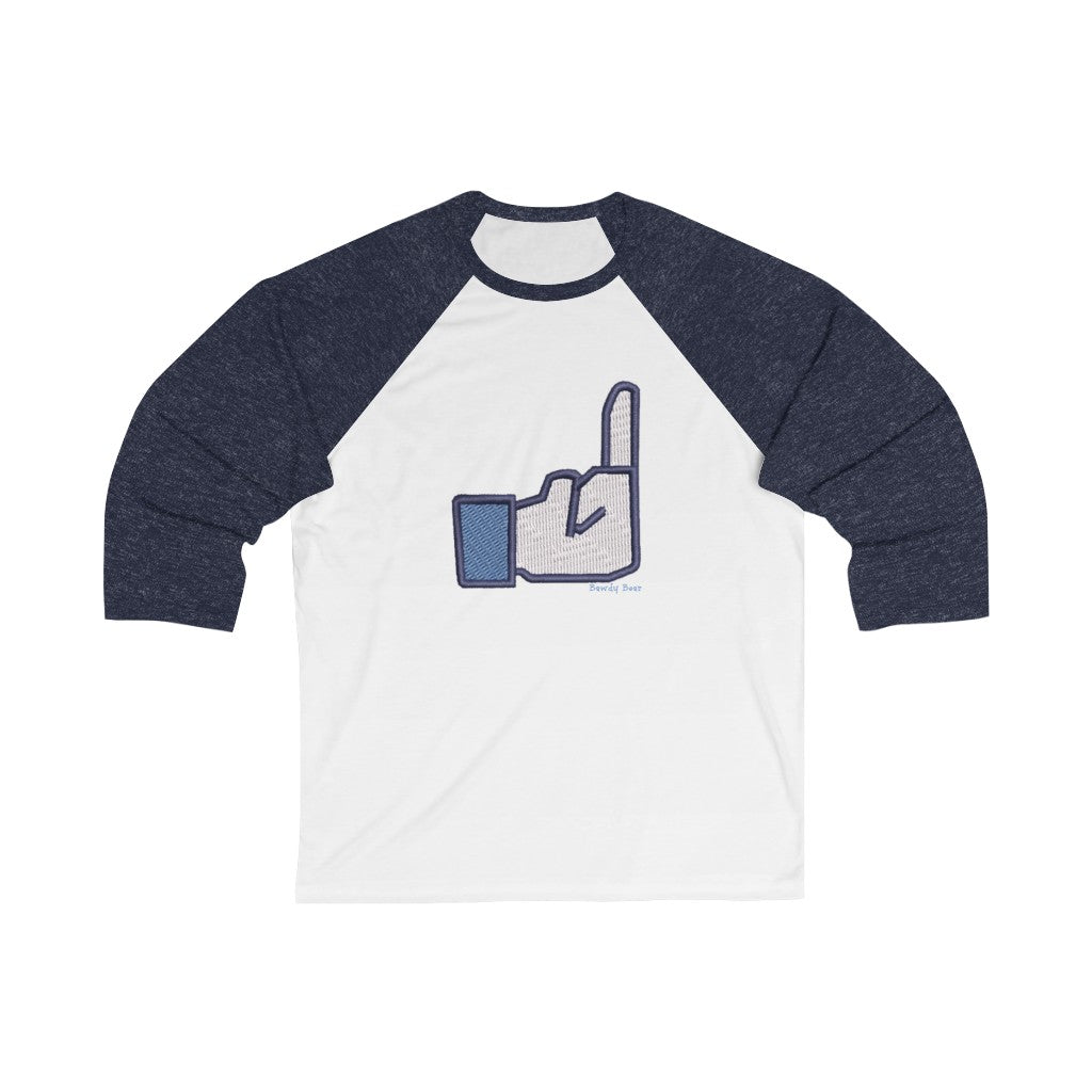 Face F#@K / Unisex 3/4 Sleeve Baseball Tee