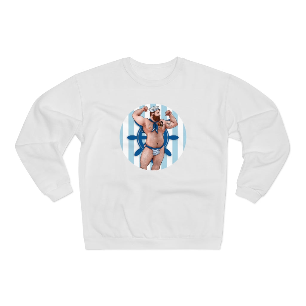 Sailor Bear / Unisex Crew Neck Sweatshirt