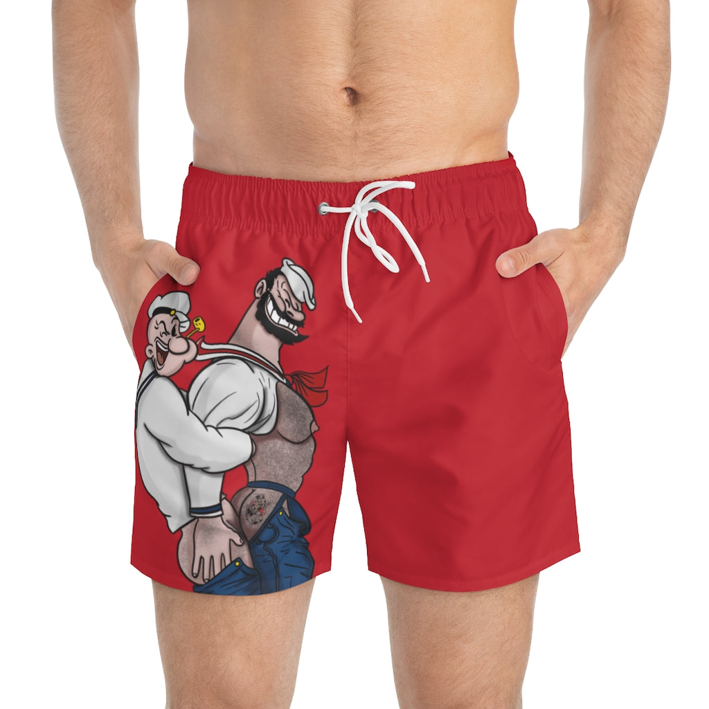 Popeye Loves Bluto / Swim Trunks